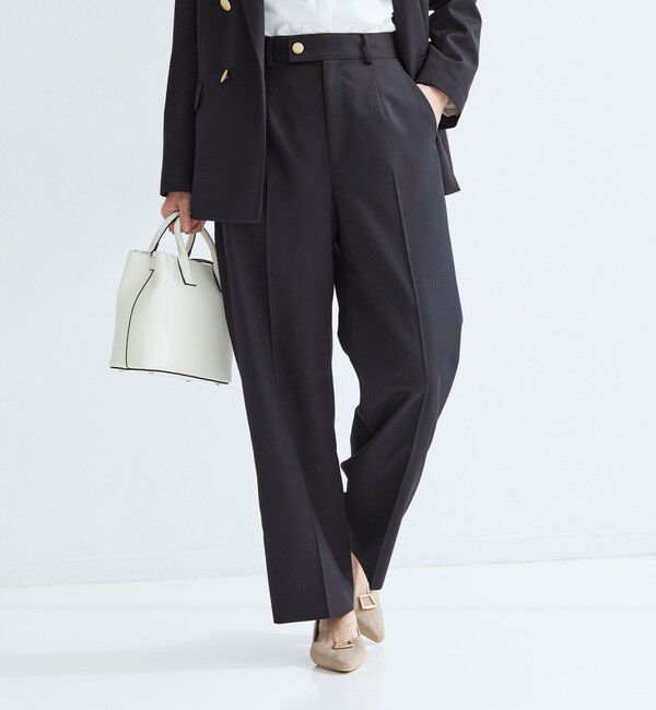 UNITED ARROWS green label relaxing「［size SHORT/TALLあり］Greed グリード ストレート パンツ ウォッシャブル」|スラックス|