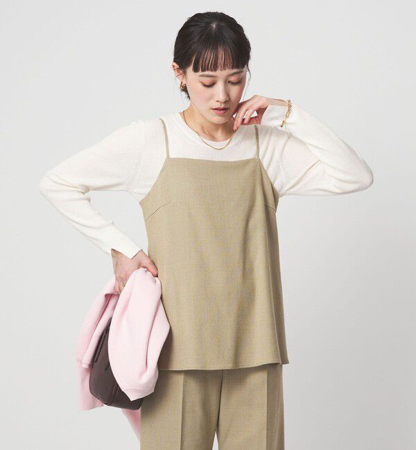 UNITED ARROWS green label relaxing「［size SHORT/TALLあり］ラミーブレンド オールインワン」|オールインワン|