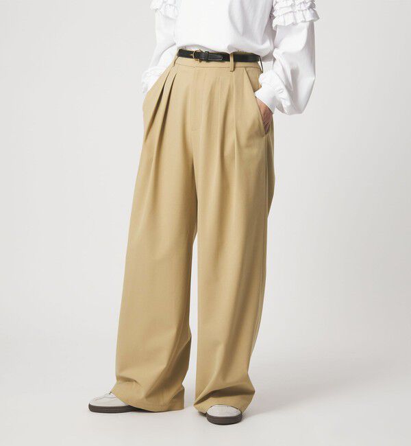 UNITED ARROWS green label relaxing「【WEB限定】＜at ease＞オルマイ スラックス ウォッシャブル ストレッチ UVカット」|スラックス|