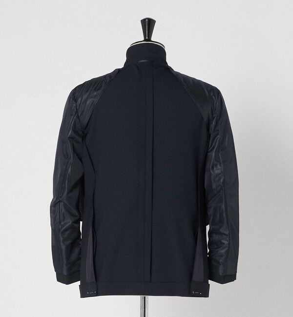 UNITED ARROWS green label relaxing「A+ ポリエステル シャークスキン ダブルブレスト 4B スタンダード セットアップ ジャケット -ウォッシャブ」|テーラードジャケット|