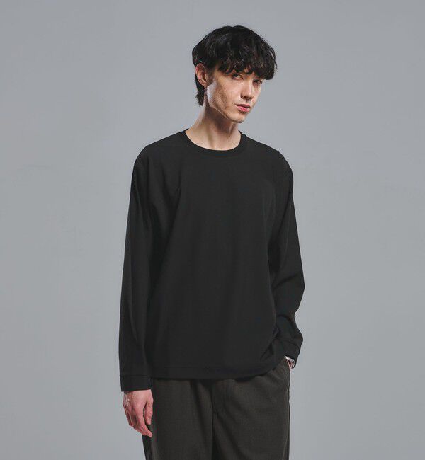 UNITED ARROWS green label relaxing「KIVANC クルーネック Tシャツ」|Tシャツ・カットソー|BLACK