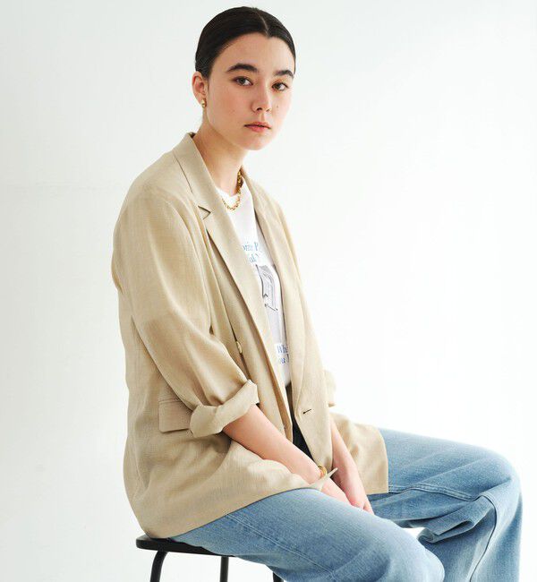 UNITED ARROWS green label relaxing「【結論シリーズ】シアーエアジャケット［size SHORTあり］」|テーラードジャケット|