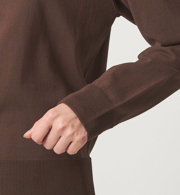 UNITED ARROWS green label relaxing「HIYOKE クルーネック ニット カーディガン マシンウォッシャブル 接触冷感 UVカット 遮熱」|カーディガン|