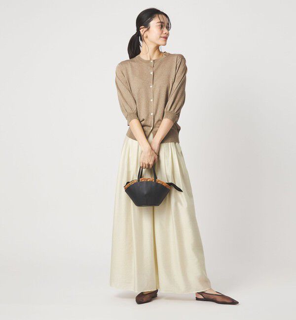 UNITED ARROWS green label relaxing「［size SHORTあり］エアリー シアー イージー ワイド パンツ」|キュロット|