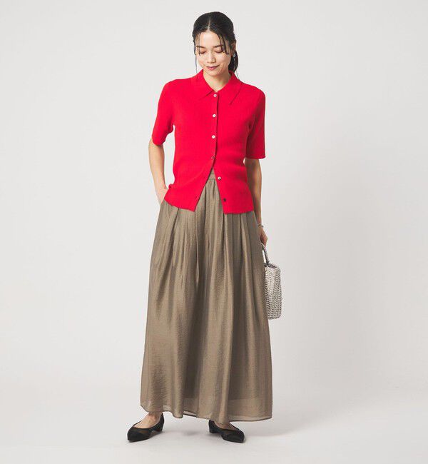 UNITED ARROWS green label relaxing「［size SHORTあり］エアリー シアー イージー ワイド パンツ」|キュロット|