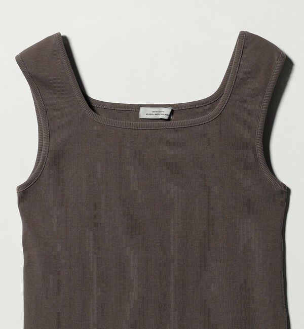 UNITED ARROWS green label relaxing「デコルテ フライス タンクトップ 抗菌」|タンクトップ|