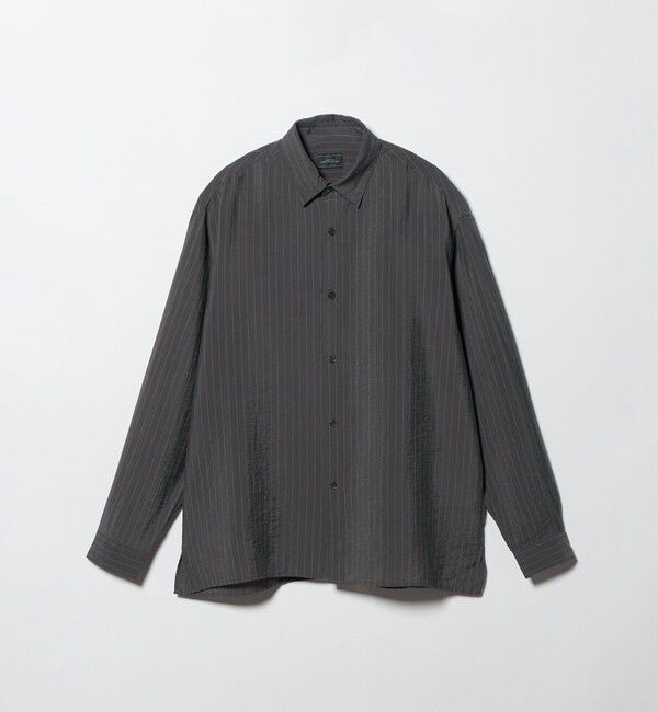 UNITED ARROWS green label relaxing「フィブリル ストライプ柄 長袖 ボックス シャツ」|シャツ・ブラウス|