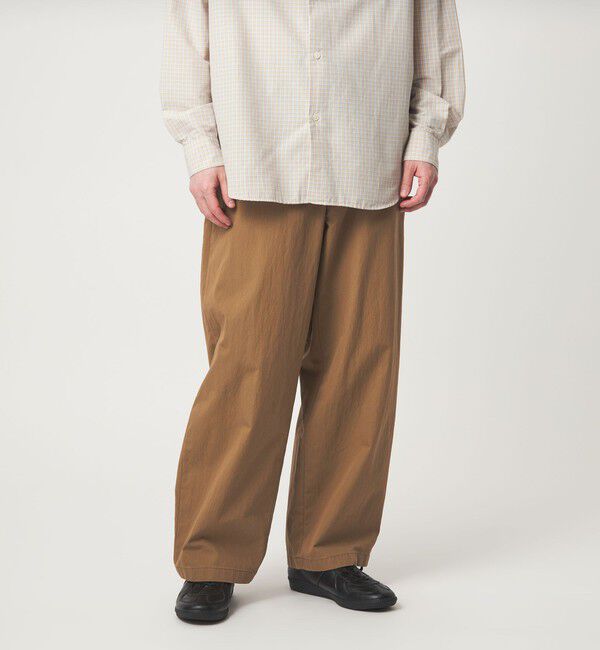 UNITED ARROWS green label relaxing「コットン ナイロン バレル ワイド イージーパンツ W4」|その他|