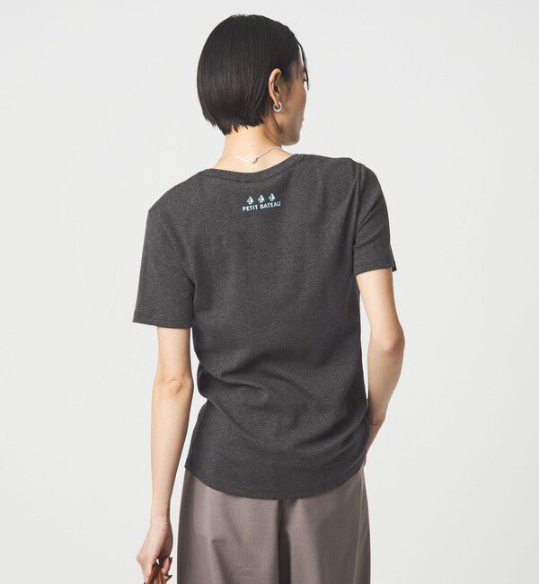 UNITED ARROWS green label relaxing「【別注】＜PETIT BATEAU＞ショートスリーブ プリント Tシャツ」|Tシャツ・カットソー|