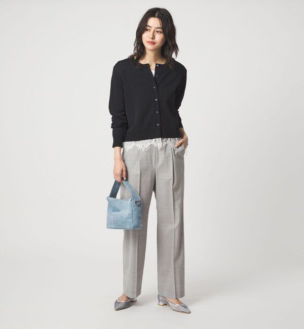 UNITED ARROWS green label relaxing「［size SHORTあり］ライト カチリラ ストレート パンツ」|スラックス|