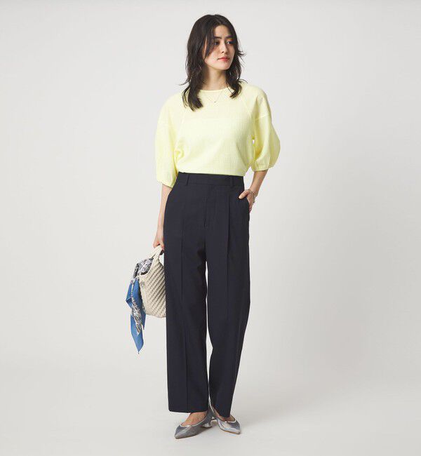 UNITED ARROWS green label relaxing「［size SHORTあり］ライト カチリラ ストレート パンツ」|スラックス|