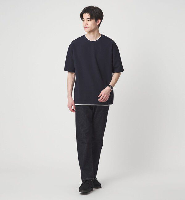 UNITED ARROWS green label relaxing「【WEB限定】JUST fit フェイクレイヤード Tシャツ カットソー -吸水速乾・抗菌-」|Tシャツ・カットソー|