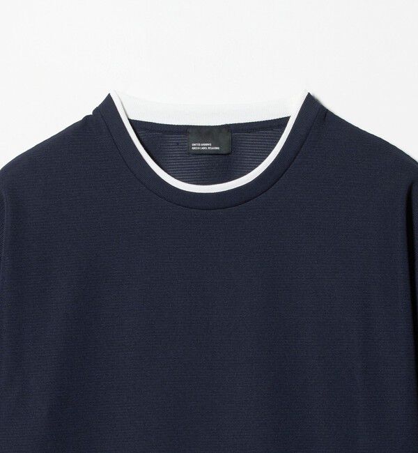 UNITED ARROWS green label relaxing「【WEB限定】JUST fit フェイクレイヤード Tシャツ カットソー -吸水速乾・抗菌-」|Tシャツ・カットソー|