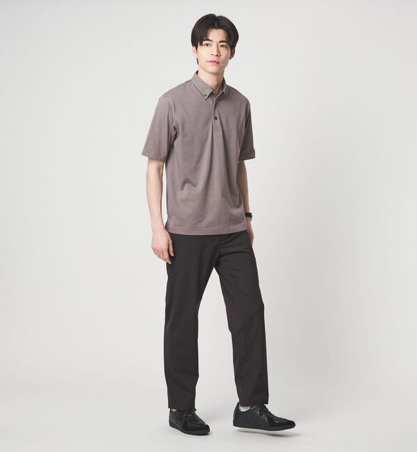 UNITED ARROWS green label relaxing「【WEB限定】JUST fit デイリー ドライ ボタンダウン 半袖 ポロシャツ -吸水速乾・抗菌-」|ポロシャツ|