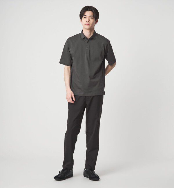 UNITED ARROWS green label relaxing「【WEB限定】JUST fit デイリー ドライ カッタウェイ 半袖 ポロシャツ -吸水速乾・抗菌-」|ポロシャツ|