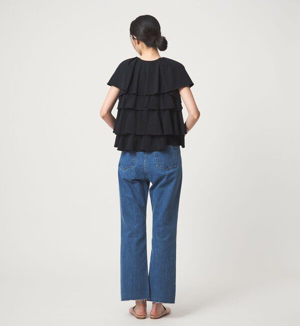 EMMEL REFINES「＜EMMEL REFINES＞EM ティアードフリル カットソー トップス」|Tシャツ・カットソー|