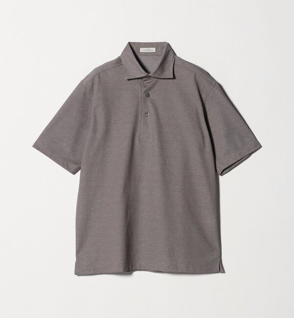 UNITED ARROWS green label relaxing「DUADRY clean バーズアイ カッタウェイ ビズポロ ポロシャツ -吸水速乾・抗菌-」|ポロシャツ|MD.BROWN