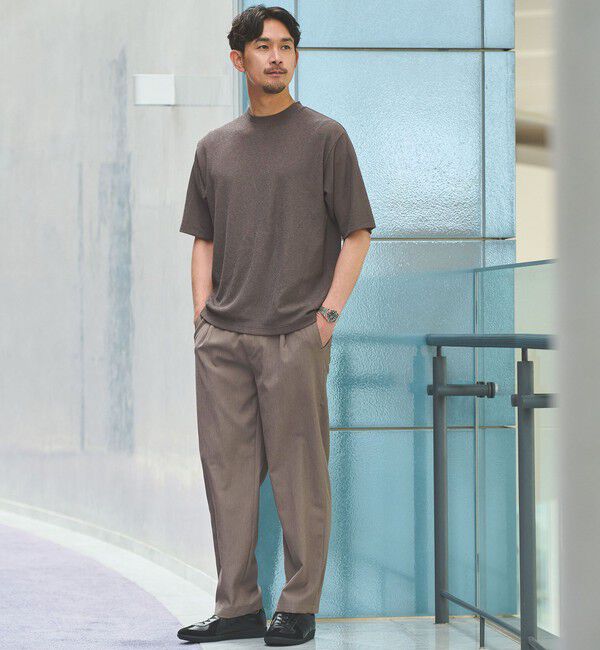 UNITED ARROWS green label relaxing「【WEB限定】JUST fit ピケ パイル 半袖 Tシャツ -吸水速乾・UVカット-」|Tシャツ・カットソー|