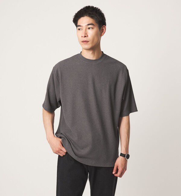 UNITED ARROWS green label relaxing「【WEB限定】JUST fit ピケ パイル 半袖 Tシャツ -吸水速乾・UVカット-」|Tシャツ・カットソー|