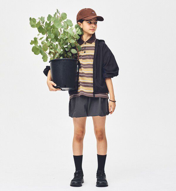 UNITED ARROWS green label relaxing「【スタメンシリーズ】ボーダー ポロシャツ  / キッズ  100cm-160cm」|Tシャツ・カットソー|