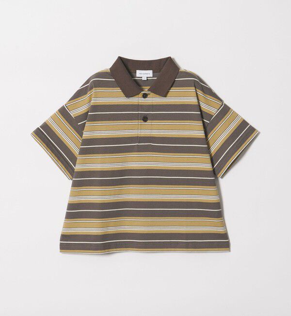 UNITED ARROWS green label relaxing「【スタメンシリーズ】ボーダー ポロシャツ  / キッズ  100cm-160cm」|Tシャツ・カットソー|