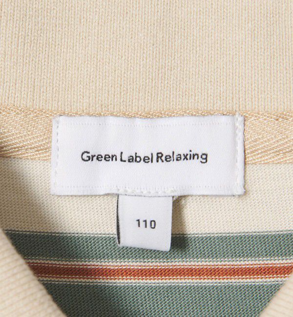 UNITED ARROWS green label relaxing「【スタメンシリーズ】ボーダー ポロシャツ  / キッズ  100cm-160cm」|Tシャツ・カットソー|