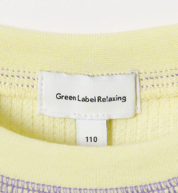 UNITED ARROWS green label relaxing「【スタメンシリーズ】ドライワッフル 配色ステッチ Tシャツ / キッズ  100cm-160cm」|Tシャツ・カットソー|