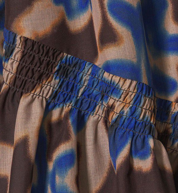 EMMEL REFINES「＜EMMEL REFINES＞EM ボカシ フラワー フレアスカート」|スカート|