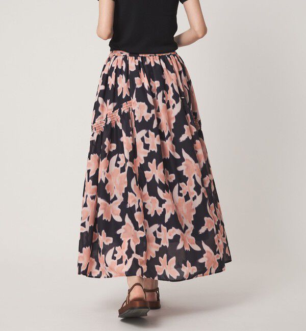 EMMEL REFINES「＜EMMEL REFINES＞EM ボカシ フラワー フレアスカート」|スカート|