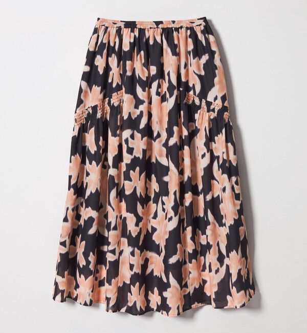 EMMEL REFINES「＜EMMEL REFINES＞EM ボカシ フラワー フレアスカート」|スカート|