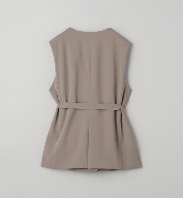 BEAUTY&YOUTH UNITED ARROWS「【WEB限定 Wardrobe DAILY MINIMAL】ダブルクロス リボンベルトジレ ウォッシャブル」|ベスト・ジレ|