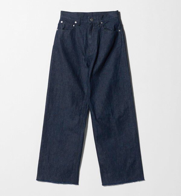 ATTISESSION「＜ATTISESSION＞ワイド デニムパンツ 4/402」|デニム|NAVY