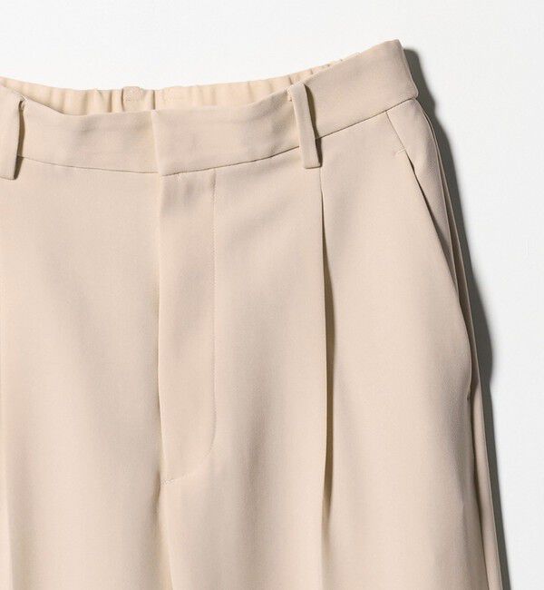BEAUTY&YOUTH UNITED ARROWS「タックワイドストレートパンツ ウォッシャブル」|スラックス|