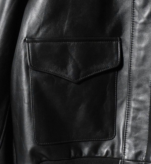 BEAUTY&YOUTH UNITED ARROWS「シープ レザー A-2 ジャケット」|その他|