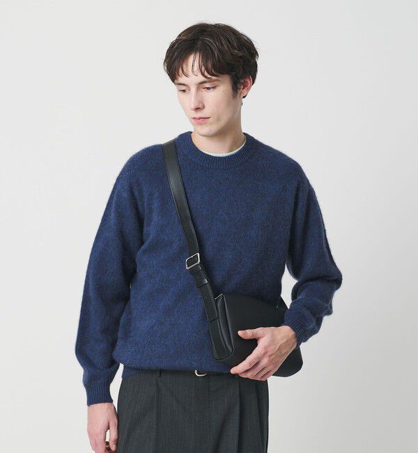 BEAUTY&YOUTH UNITED ARROWS「&ldquo;Emboss Bag Series&rdquo; クロス ショルダー バッグ」|ショルダー・メッセンジャー|BLACK