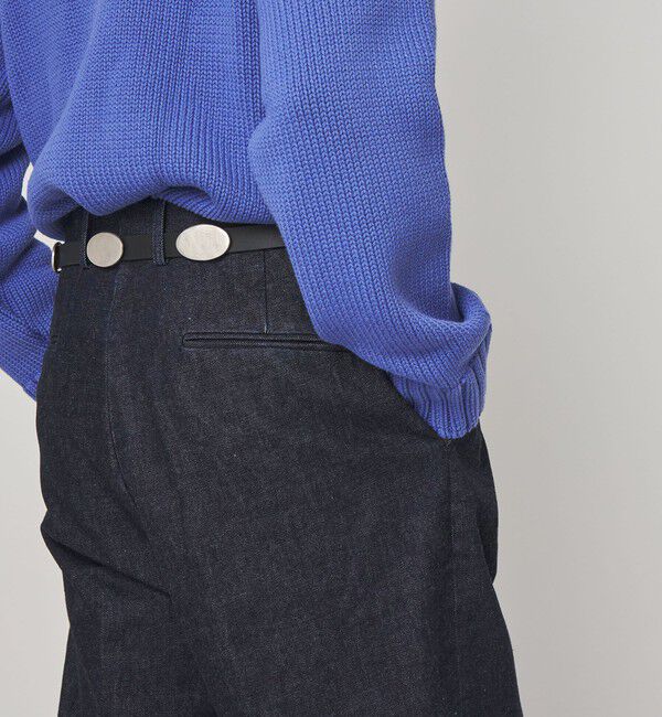 STEVEN ALAN「＜Steven Alan＞ 13.5oz デニム インツープリーツ ドレス トラウザーズ」|スラックス|