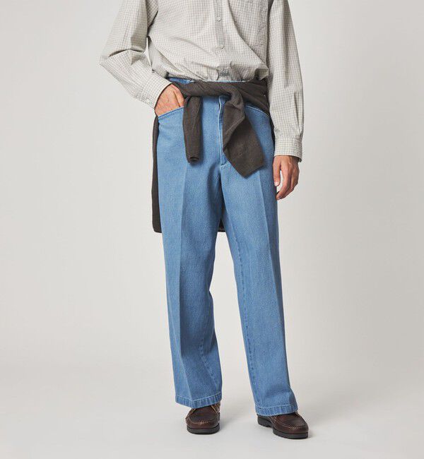 STEVEN ALAN「＜Steven Alan＞ デニム Lポケット スラックス」|デニム|