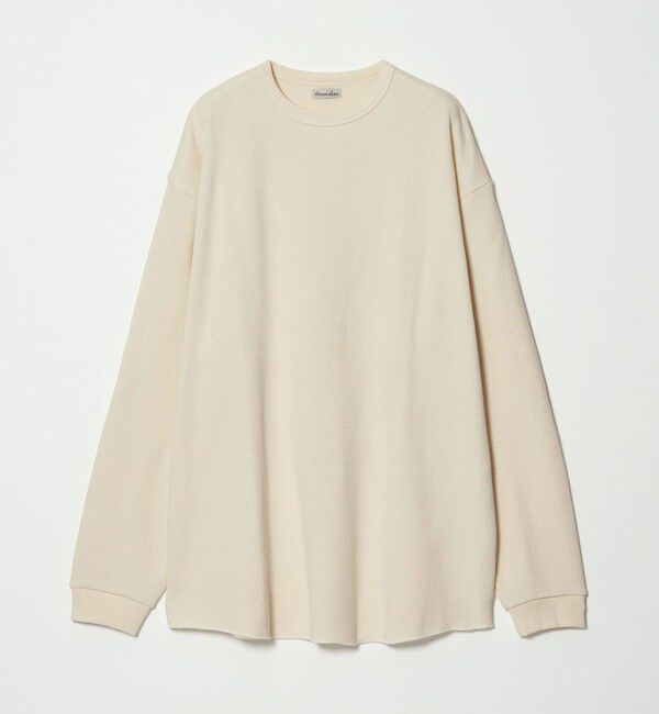 STEVEN ALAN「＜Steven Alan＞ ラダー サーマル クルーネック カットソー NARROW」|Tシャツ・カットソー|NATURAL