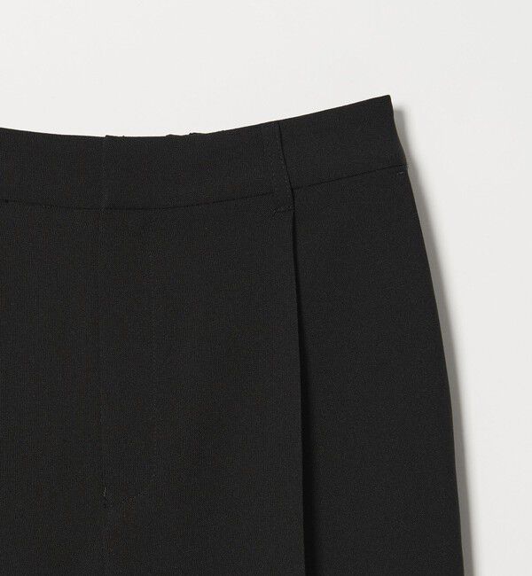 BEAUTY&YOUTH UNITED ARROWS「【WEB限定 Wardrobe DAILY MINIMAL】メランジ タックストレートパンツ ウォッシャブル」|スラックス|