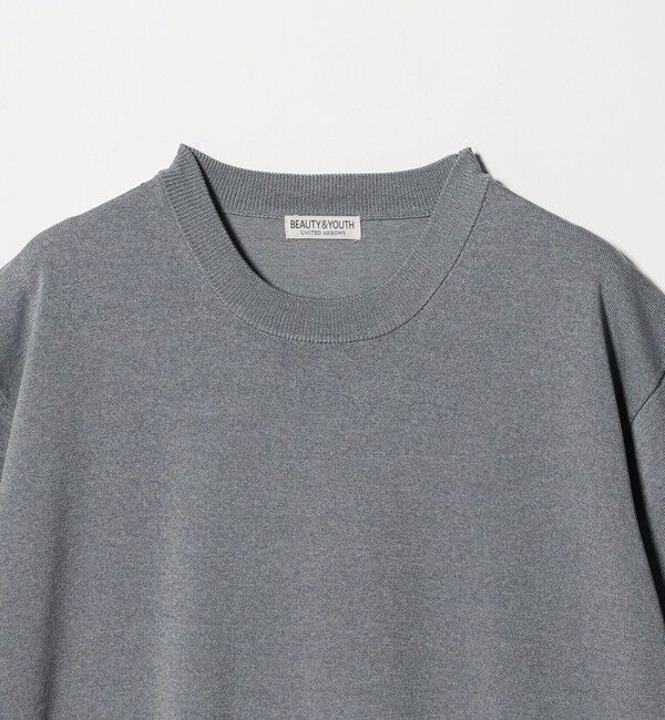 BEAUTY&YOUTH UNITED ARROWS「フュージョン カラー ニット Tシャツ ウォッシャブル」|ニット・セーター|