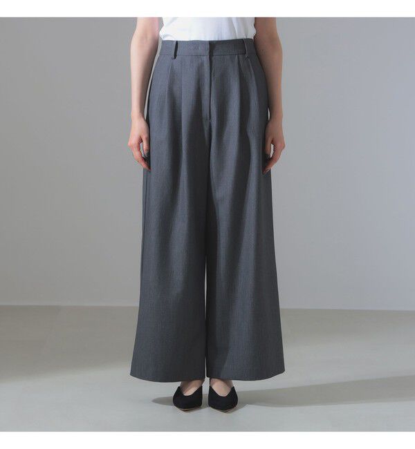 Demi-Luxe BEAMS 「ポプリン 2タックパンツ」|チノ|