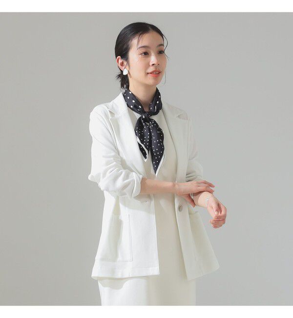 Demi-Luxe BEAMS 「テーラード カノコ ジャケット」|ダッフルコート|OFF_WHITE