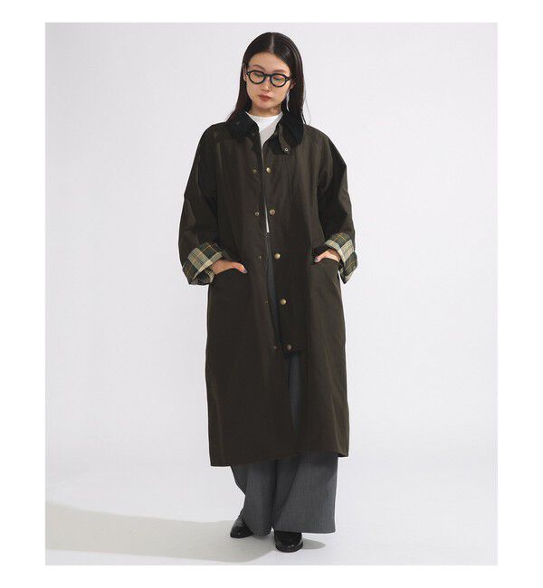 Demi-Luxe BEAMS 「【別注】BARBOUR / BURGHLEY ロングコート」|ダッフルコート|