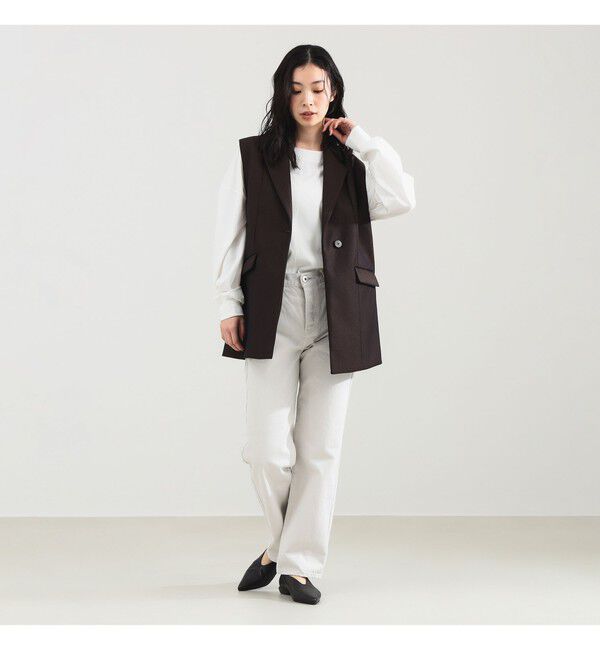 Demi-Luxe BEAMS 「upper hights / THE CECILIE BONE デニムパンツ」|デニム|
