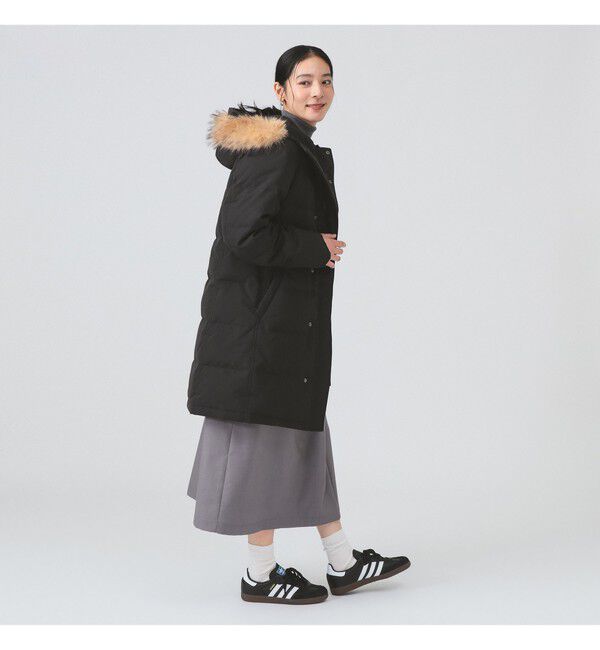 Ray BEAMS 「【WEB限定】DANTON / FAKE FUR HOODED DOWN COAT」|ダウン|