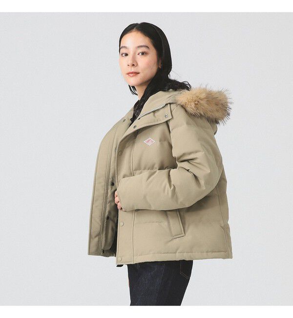 Ray BEAMS 「DANTON / FAKE FUR HOODED DOWN JACKET 25AW」|ダウン|