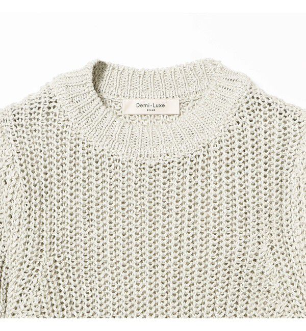 Demi-Luxe BEAMS 「畦編み ニット プルオーバー.M」|ニット・セーター|