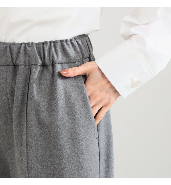 Demi-Luxe BEAMS 「ウールライク イージーパンツ」|チノ|