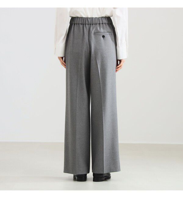 Demi-Luxe BEAMS 「ウールライク イージーパンツ」|チノ|