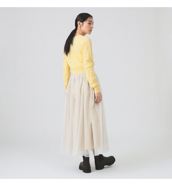 Ray BEAMS 「チュール ギャザー スカート」|スカート|